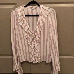 AE Lace-up Blouse
